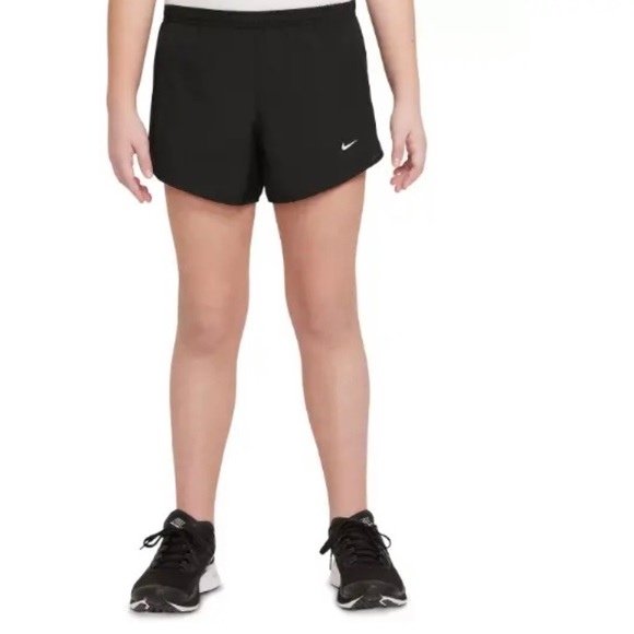 Nike Big Girls Dri-Fit Tempo Running Shorts, Plus Size SMALL PLUS - Picture 2 of 7